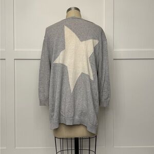 360 Cashmere Light Gray Crew Neck Sweater